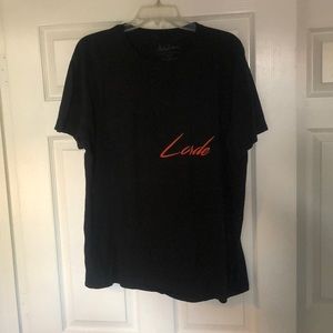 Lorde tee from Melodrama Tour